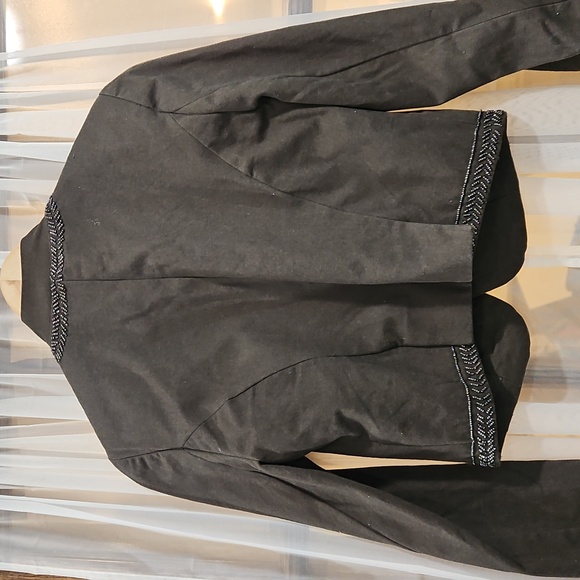 Free People Olive Green Embellished Military Jacket - Picture 9 of 9